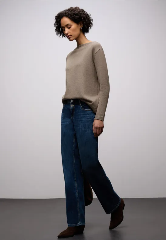 Softer Basic Pullover light terra mocha mel.