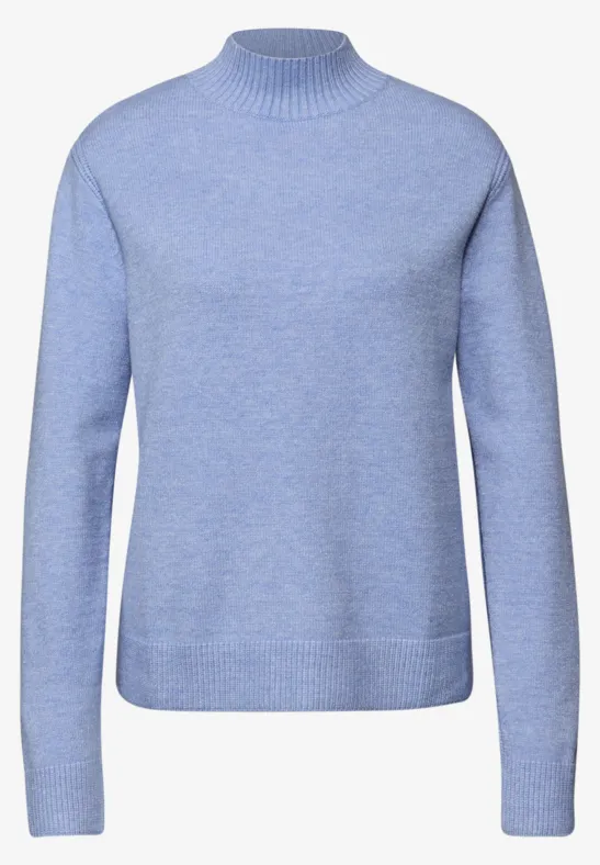 Kuscheliger Pullover frosted blue mel.
