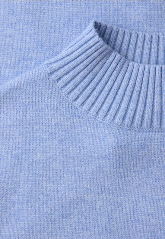 Kuscheliger Pullover frosted blue mel.