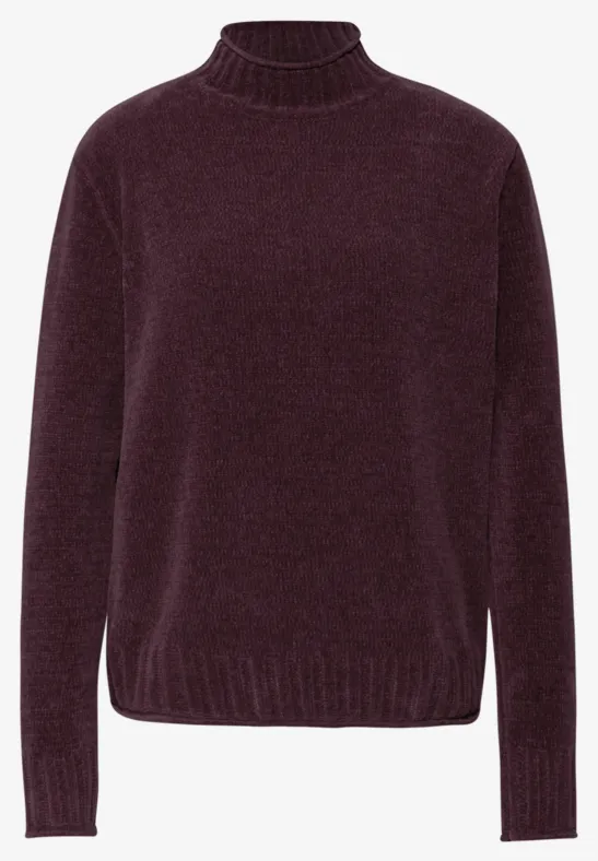 Doux pull-over chenille Jazz Berry