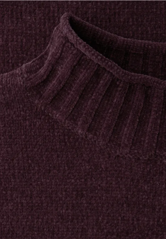 Doux pull-over chenille Jazz Berry