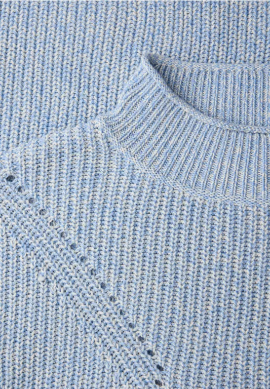 Mouline Pullover frosted blue