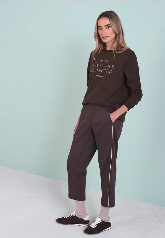 Sweat-shirt avec artwork molten earth