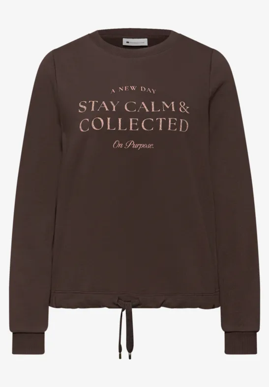 Sweat-shirt avec artwork molten earth