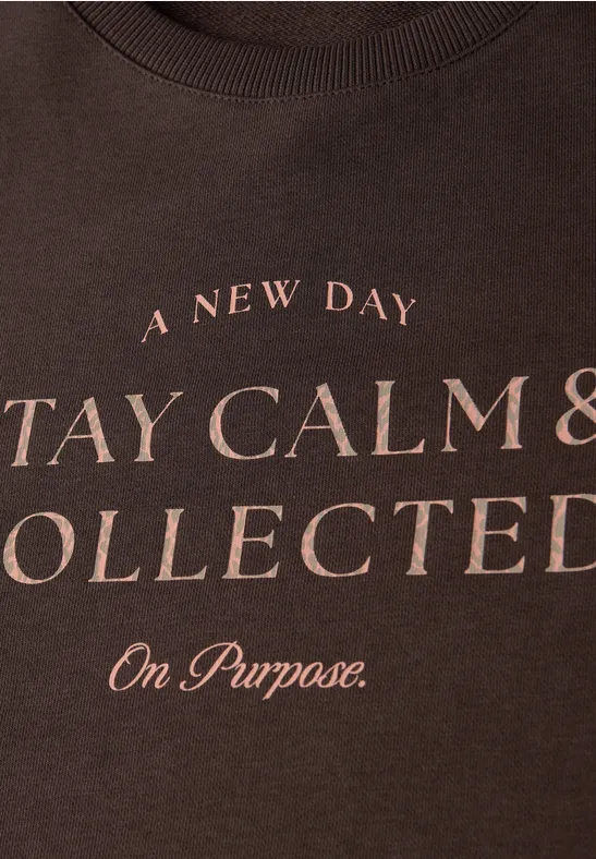 Sweat-shirt avec artwork molten earth