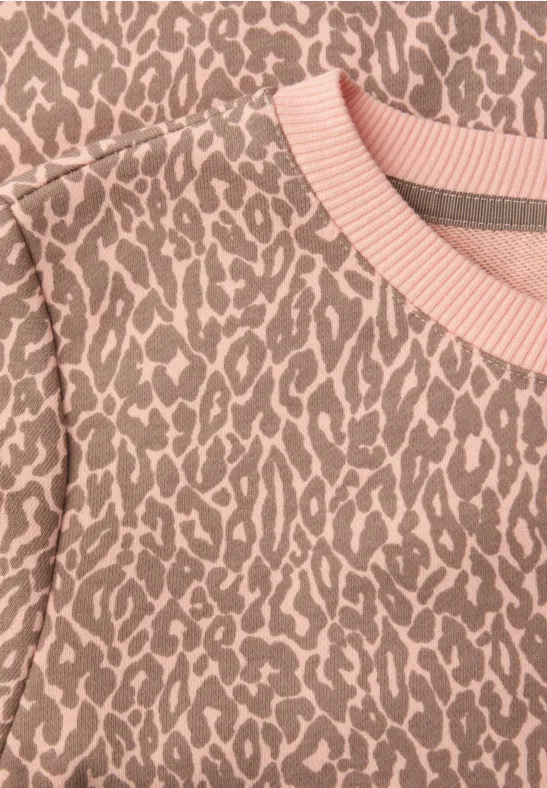 Sweat-shirt Léo light apricot