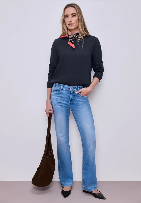 Sweat-shirt de base shadowed navy