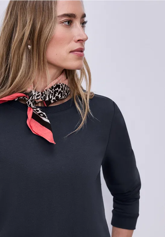 Sweat-shirt de base shadowed navy