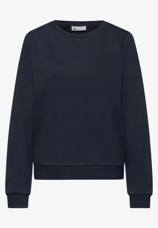 Sweat-shirt de base shadowed navy