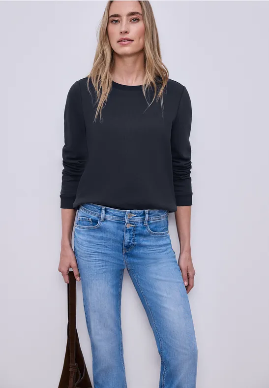 Sweat-shirt de base shadowed navy