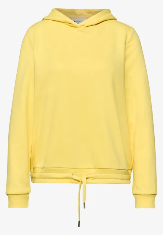 Hoodie en couleur unie bloom yellow