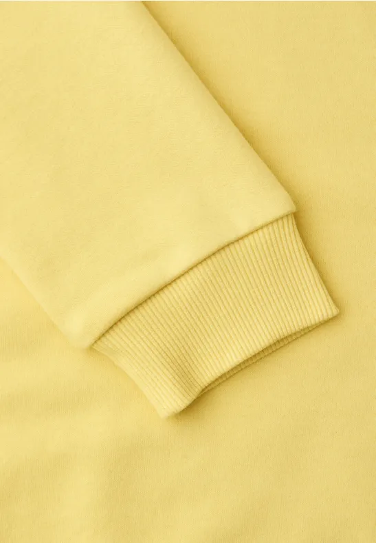 Hoodie en couleur unie bloom yellow