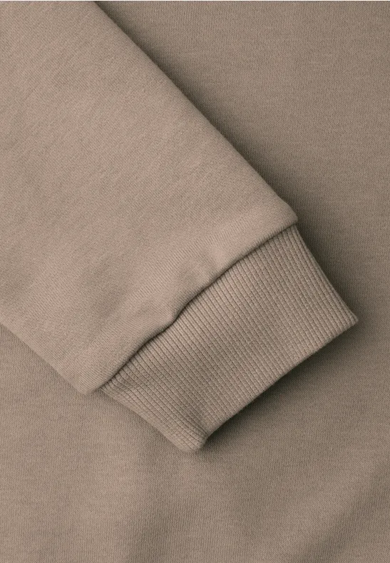 Hoodie en couleur unie light terra mocha