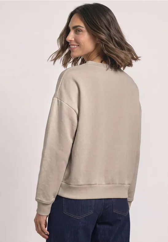 Street One Sweat-shirt oversize à détail décoratif 