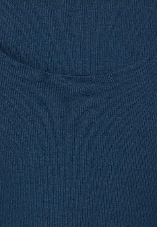 Basic T-Shirt mit 3/4 Arm atlantic blue