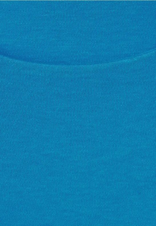 Basic T-Shirt mit 3/4 Arm aquamarine blue