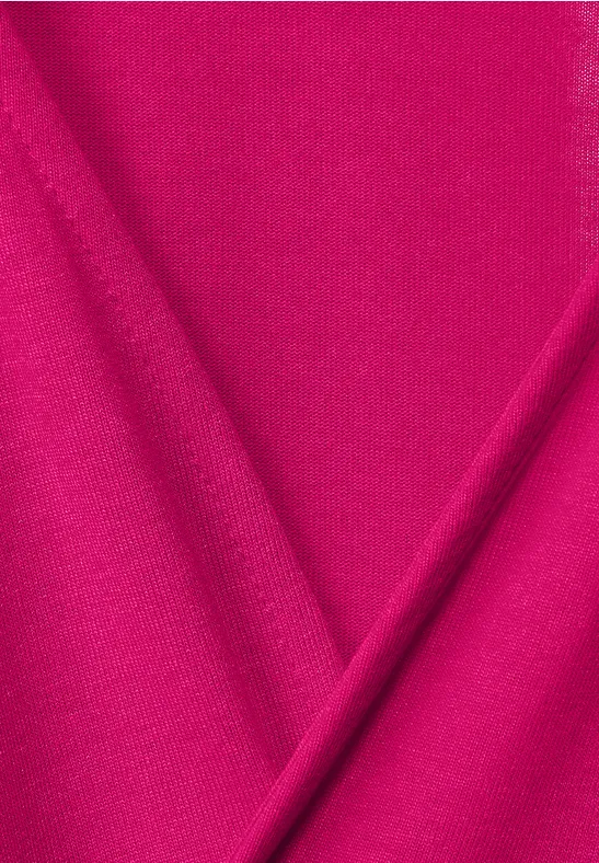 Shirtjacke in Unifarbe nu pink