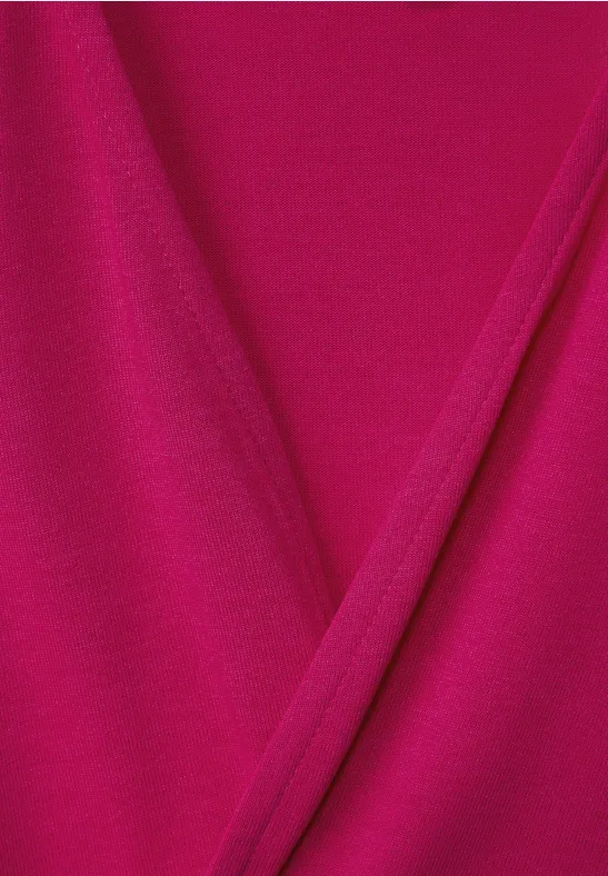 Lange Shirtjacke nu pink