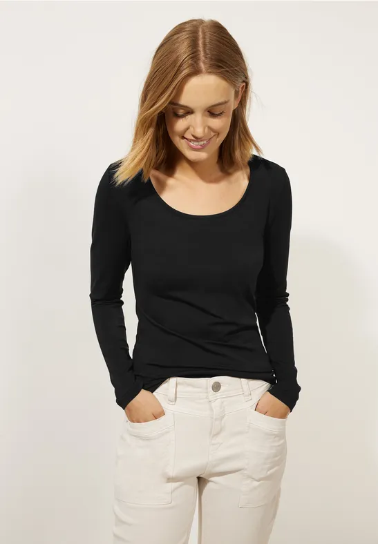 Basic Longshirt Black