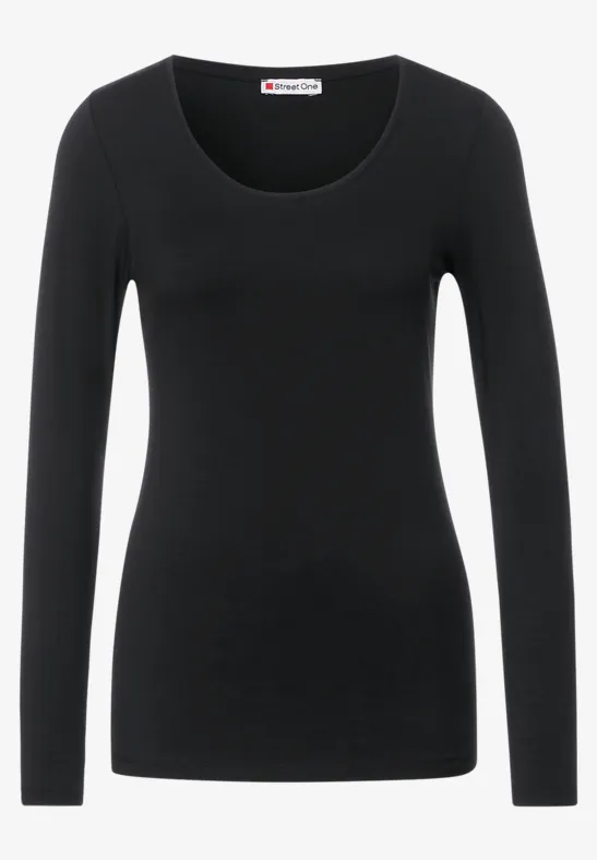 Basic Longshirt Black