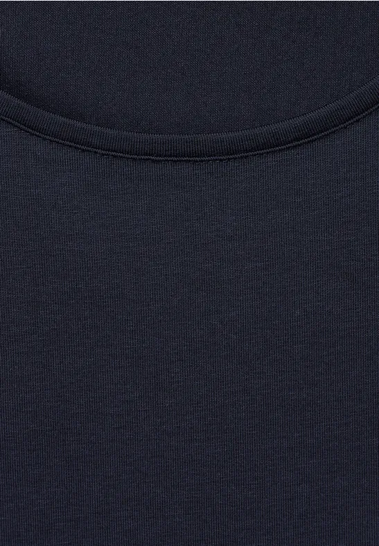 Basic Longshirt deep blue