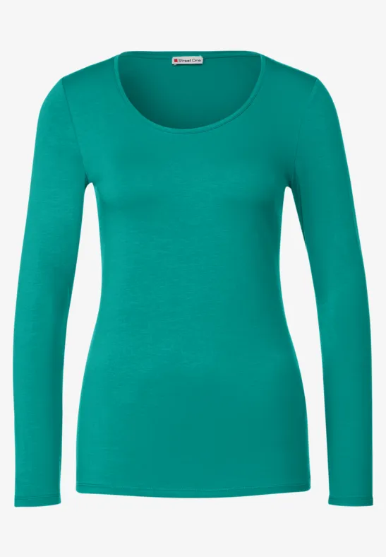 Basic Longshirt iced green