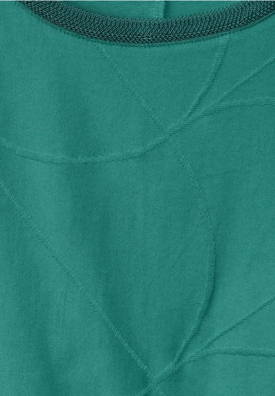 Feines Jacquard Shirt lagoon green