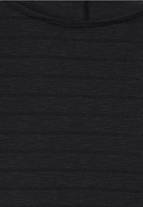 3/4 Arm Ausbrenner Shirt Black