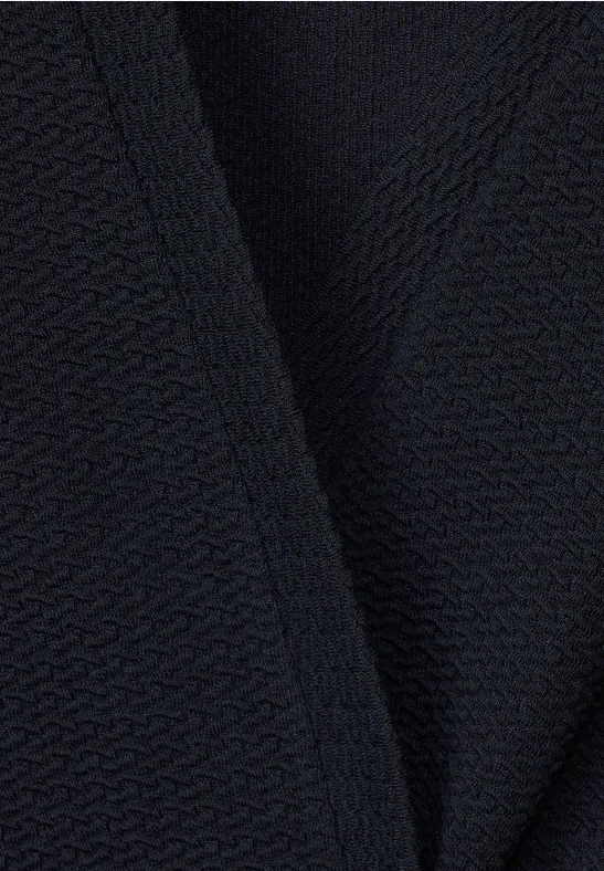Cardigan mit Struktur deep blue