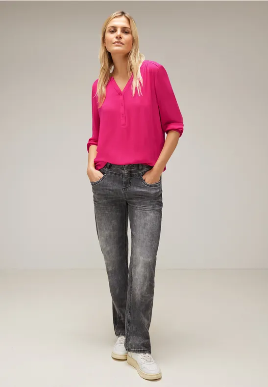 Materialmix Shirt coral blossom