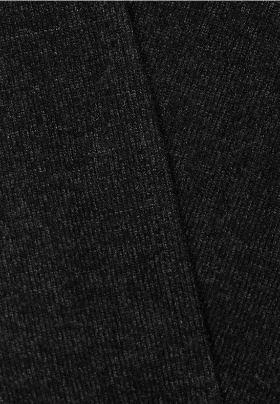 Offene Shirtjacke anthracite melange