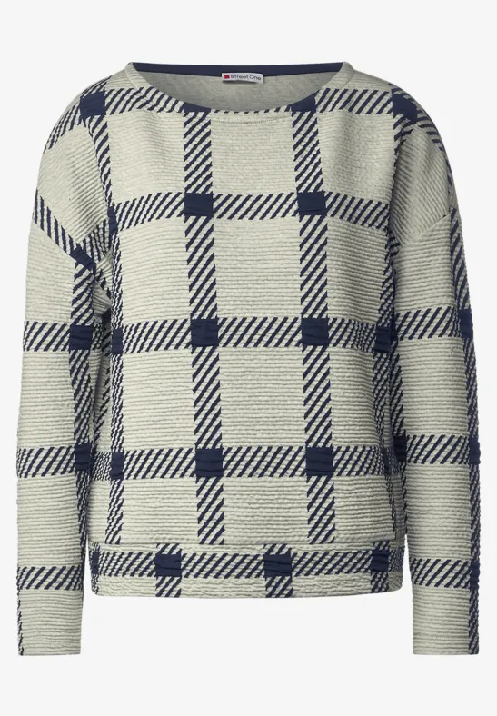 Doubleface Karoshirt deep blue