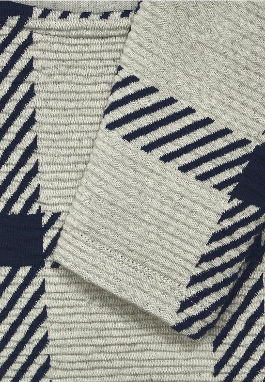 Doubleface Karoshirt deep blue