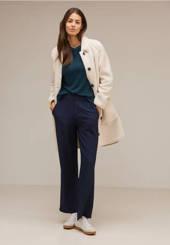 Cosy Shirt mit 3/4 Arm atlantic blue melange