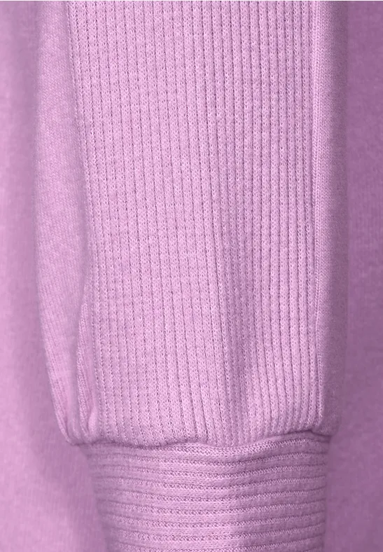 Cosy Shirt mit 3/4 Arm soft rose melange