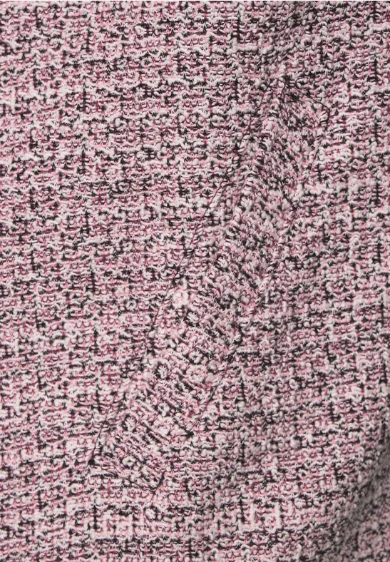 Strukturierte Jacke bright rose