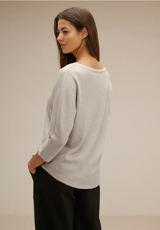 Cosy Struktur Shirt spring sand melange
