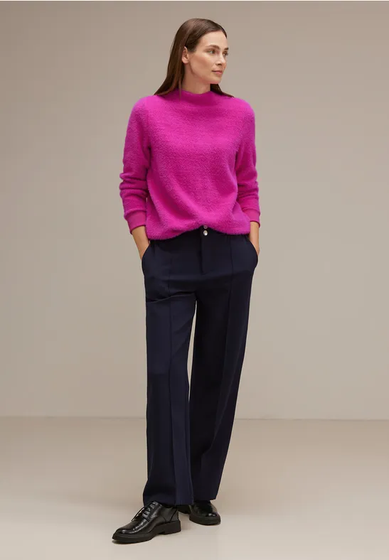 Flauschiges Shirt bright cozy pink