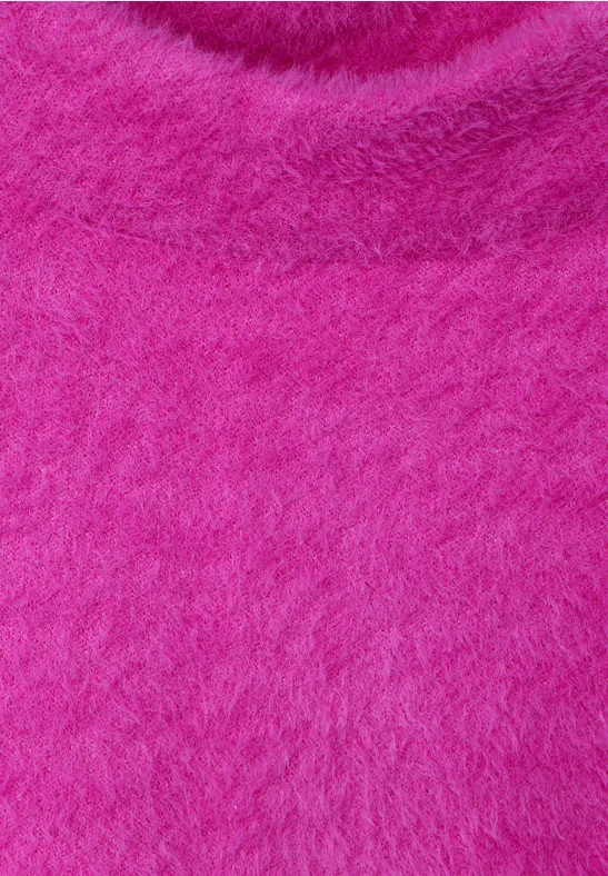 Flauschiges Shirt bright cozy pink