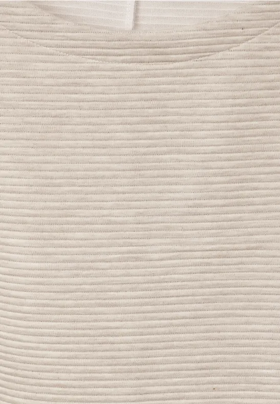 Struktur Shirt whisper cream melange