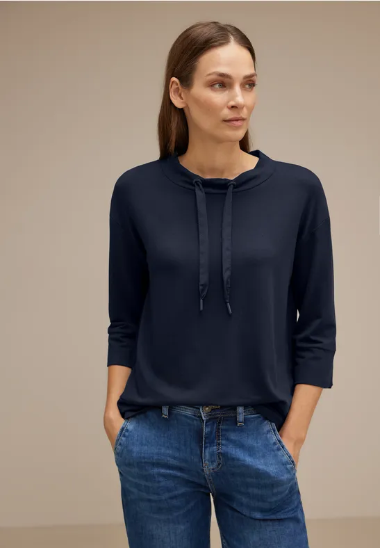 Softes Oversize Shirt deep blue