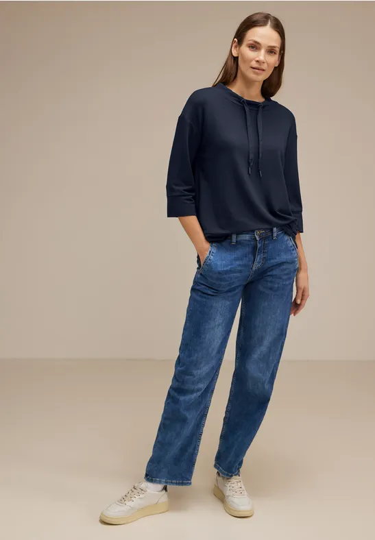 Softes Oversize Shirt deep blue