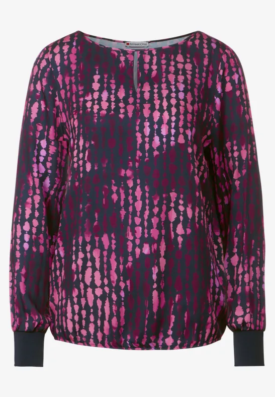 Materialmix Shirt bright cozy pink