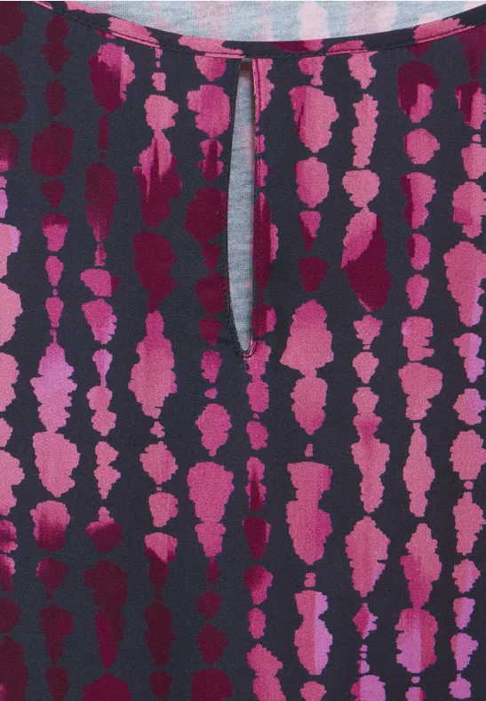 Materialmix Shirt bright cozy pink