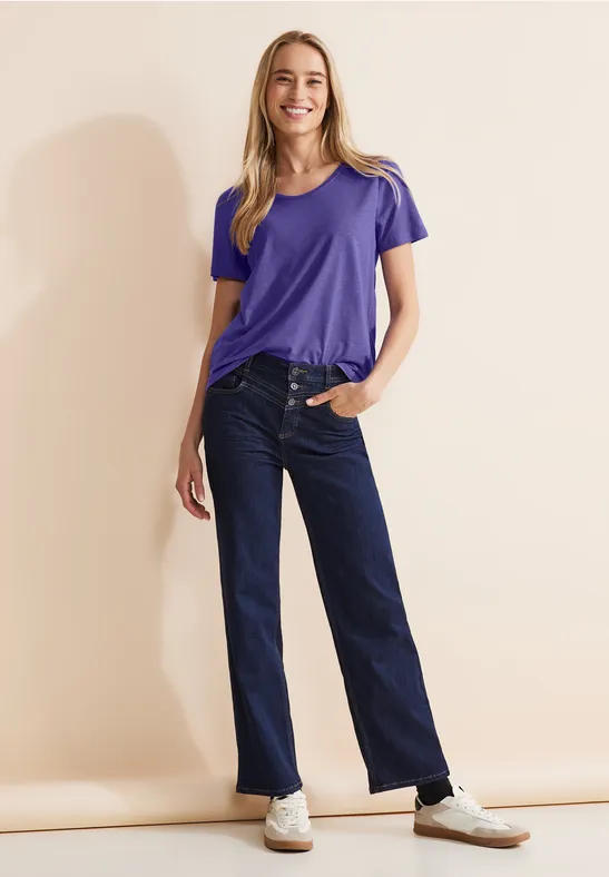 Basic T-Shirt elderflower purple