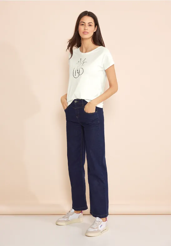 T-Shirt mit Wording off white