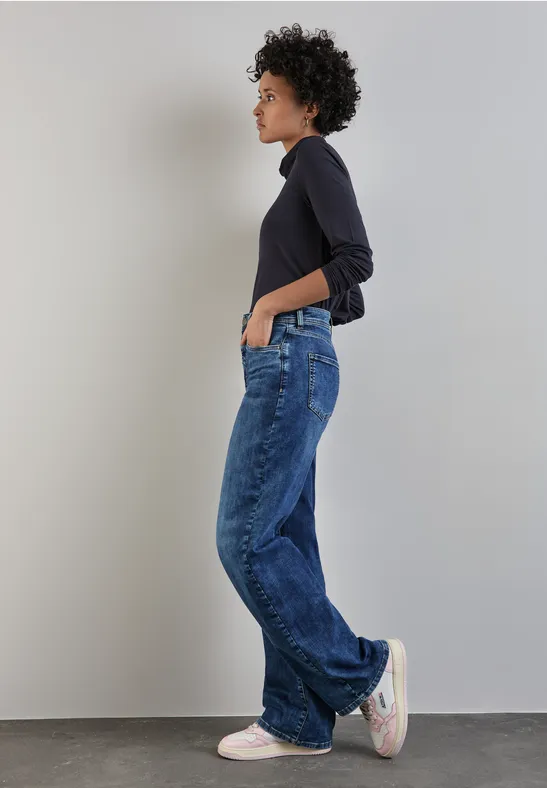 Rollkragen-Shirt night sky blue