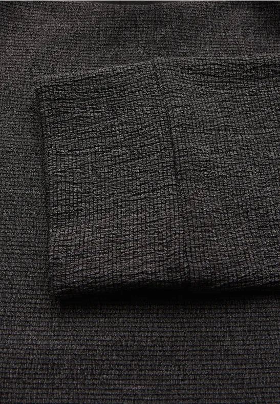 T-shirt à motifs structurés gravel grey mel.