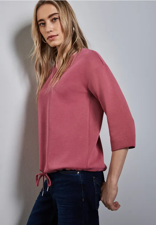 T-shirt doux oversize dark sugar coral