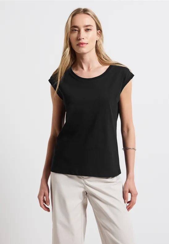 Ärmelloses Shirt Black